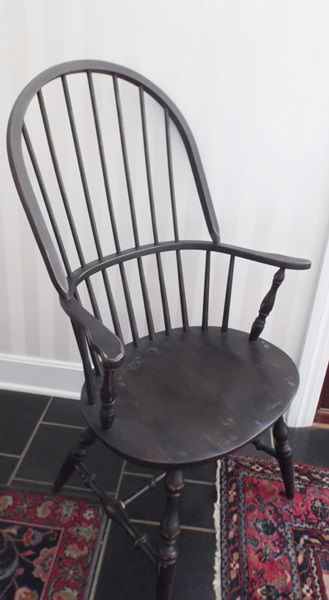 Two Windsor Spindle Back Chairs