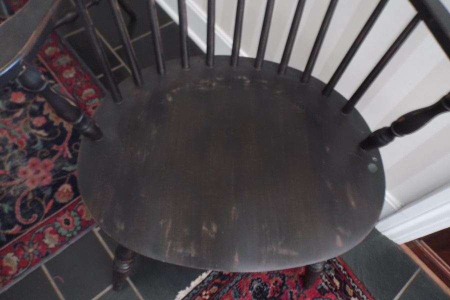 Two Windsor Spindle Back Chairs