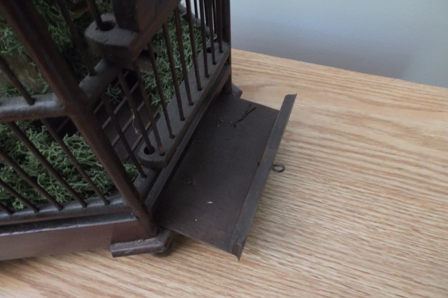 Asian Style Wooden Bird Cage