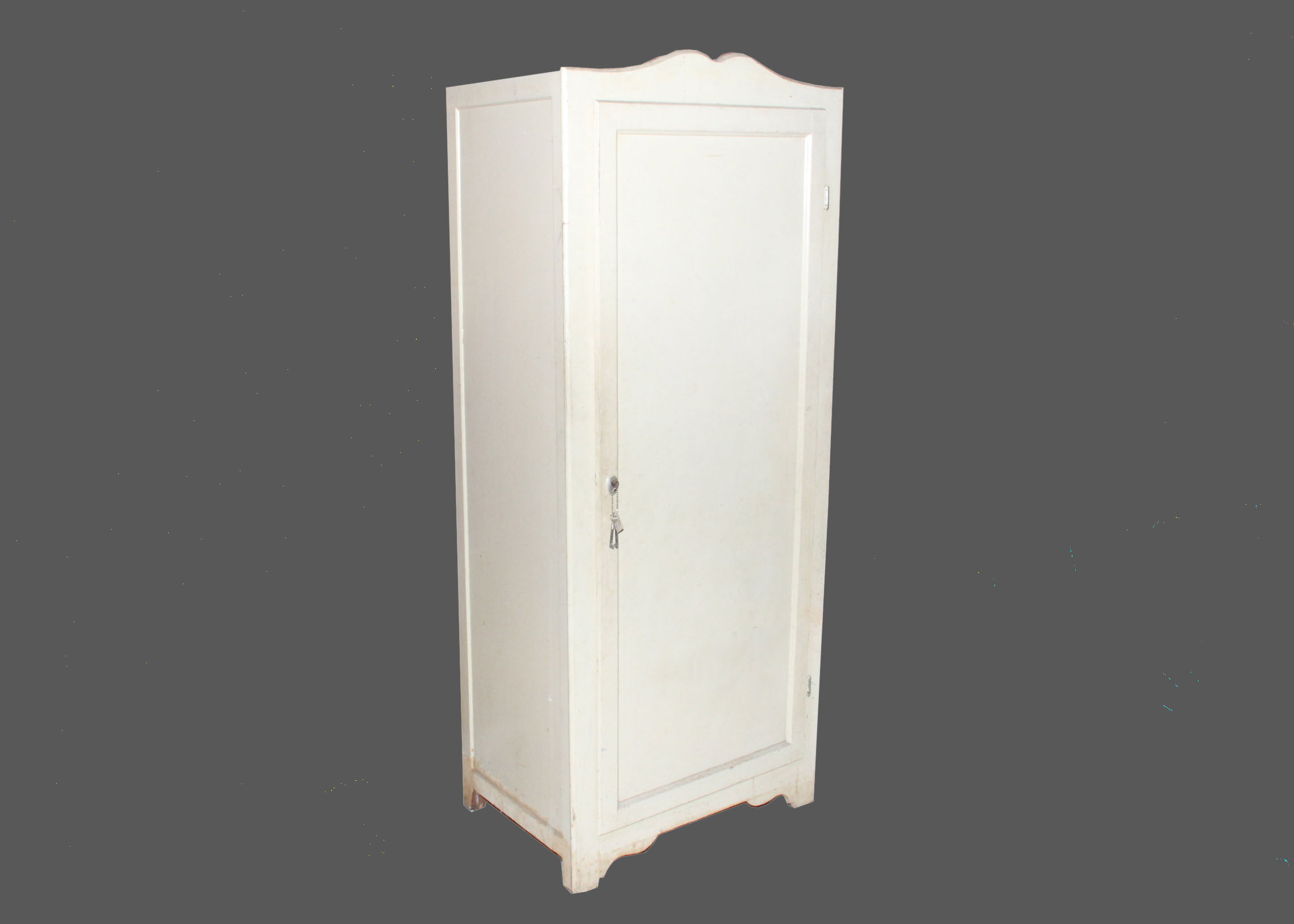 Vintage Painted Pine Wardrobe