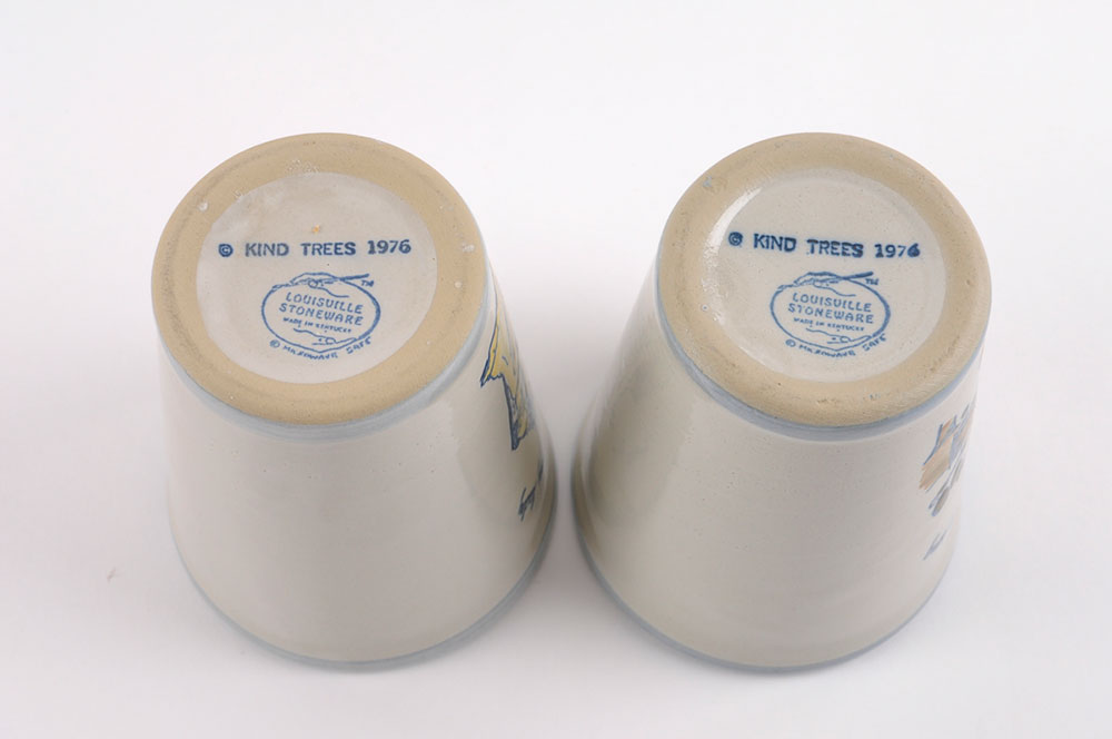 Louisville Stoneware "My Old Kentucky Home" Vintage Julep Cups