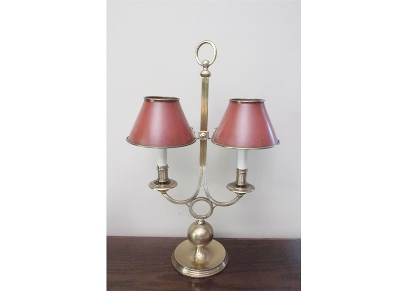 Double Arm Brass Student Lamp