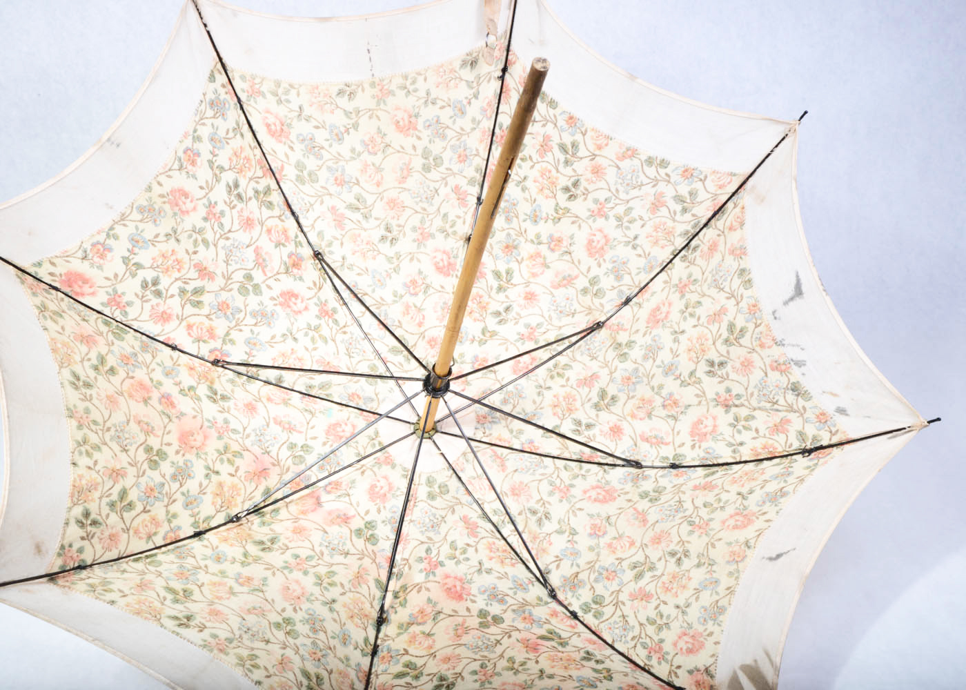 Vintage Parasol with Doll Head