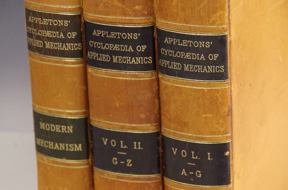"Appletons' Cyclopaedia of Applied Mechanics" Three Vols. 1886