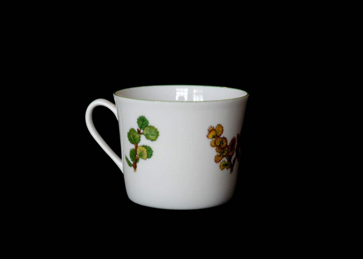 Vintage Porsgrund Porcelain Teacup and Saucer Set