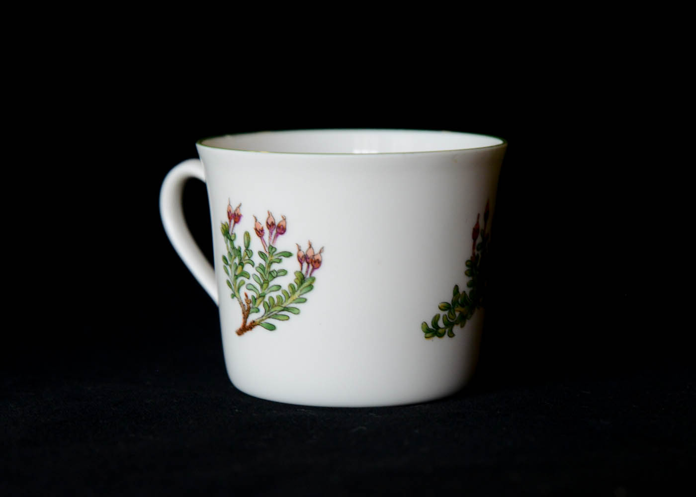 Vintage Porsgrund Porcelain Teacup and Saucer Set