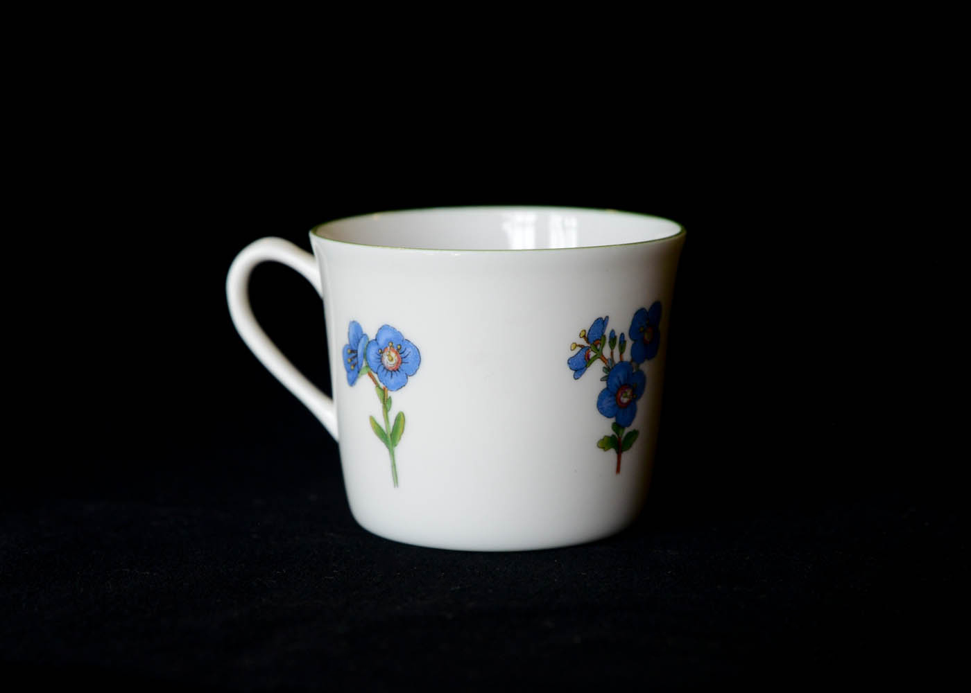 Vintage Porsgrund Porcelain Teacup and Saucer Set