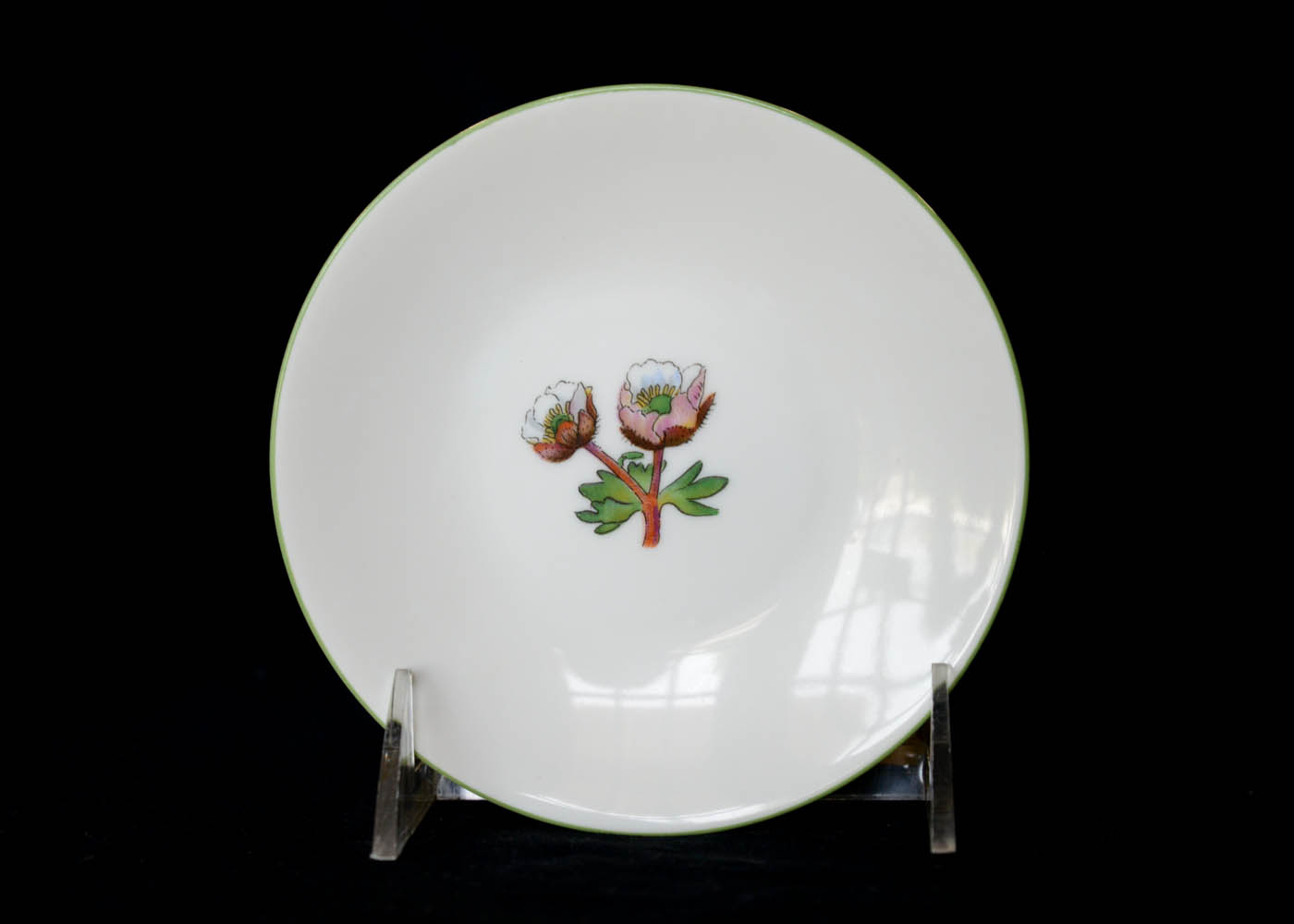 Vintage Porsgrund Porcelain Teacup and Saucer Set