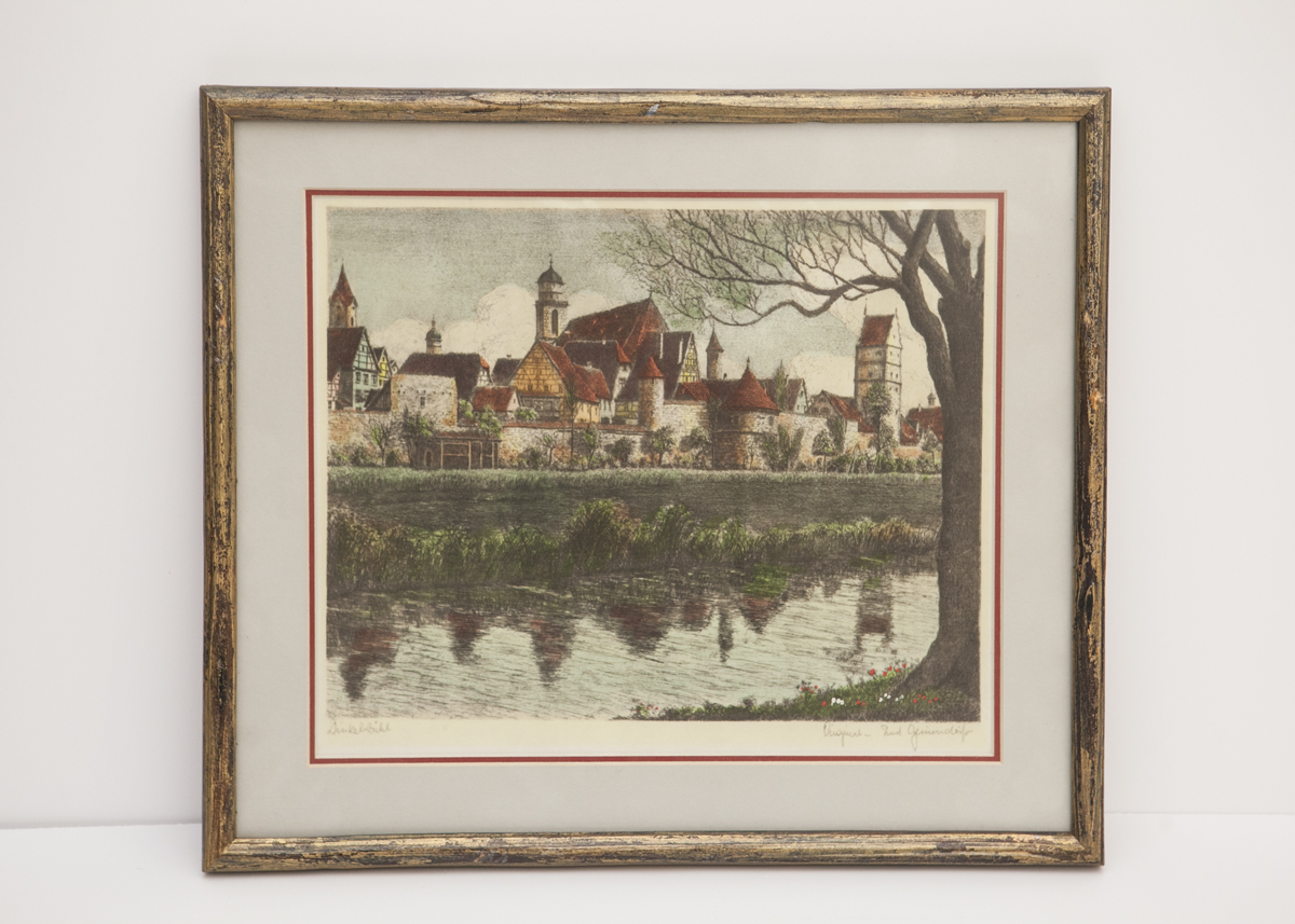 Set of Four Ernst Geissendorfer Lithographs