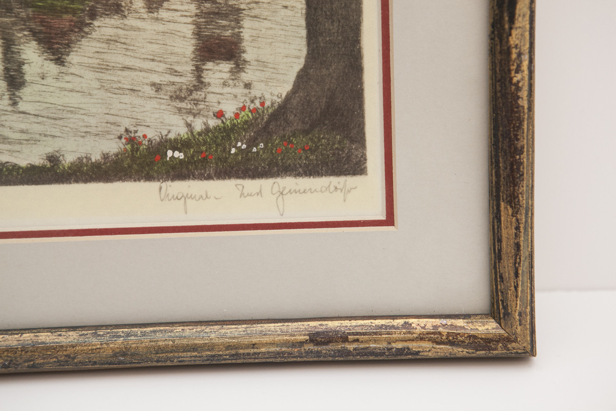 Set of Four Ernst Geissendorfer Lithographs