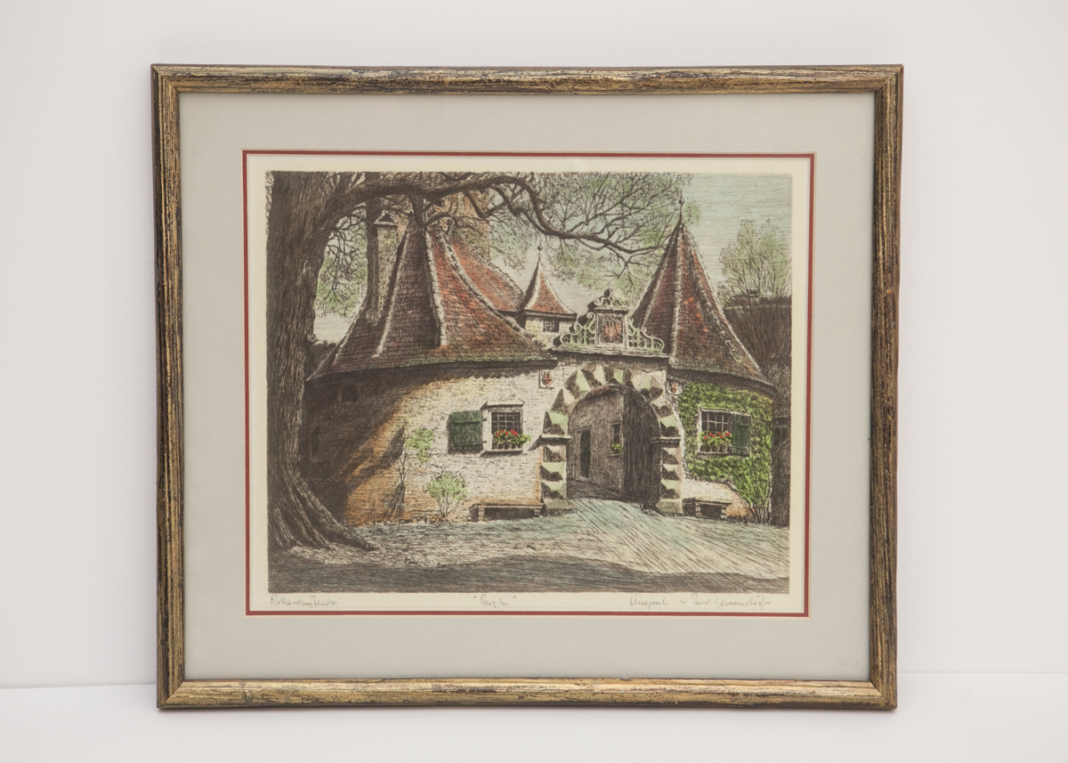 Set of Four Ernst Geissendorfer Lithographs