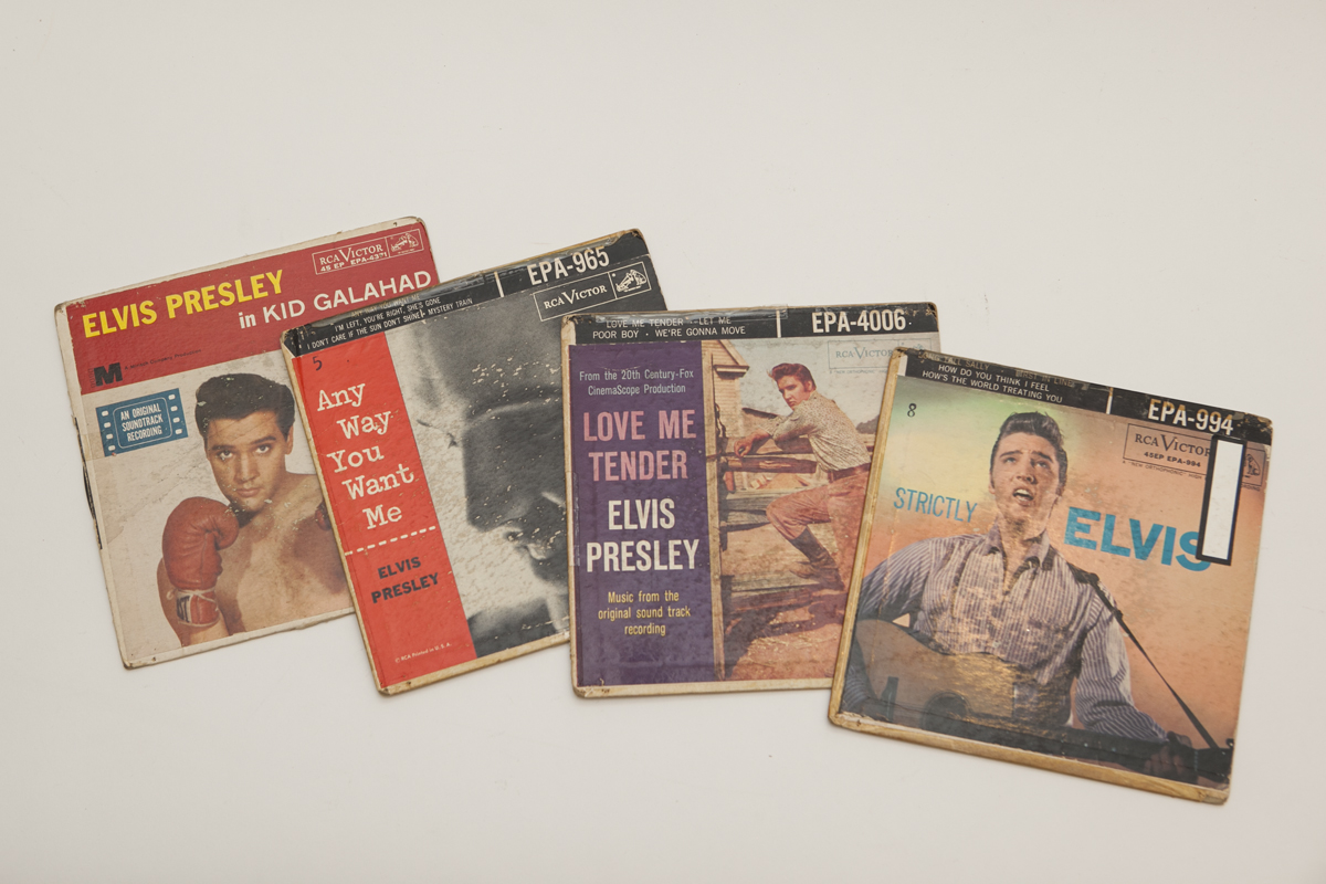 Elvis Presley 45 RPM Record Collection