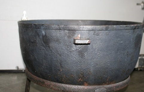 Large Cast Iron Campfire Kettle with Stand