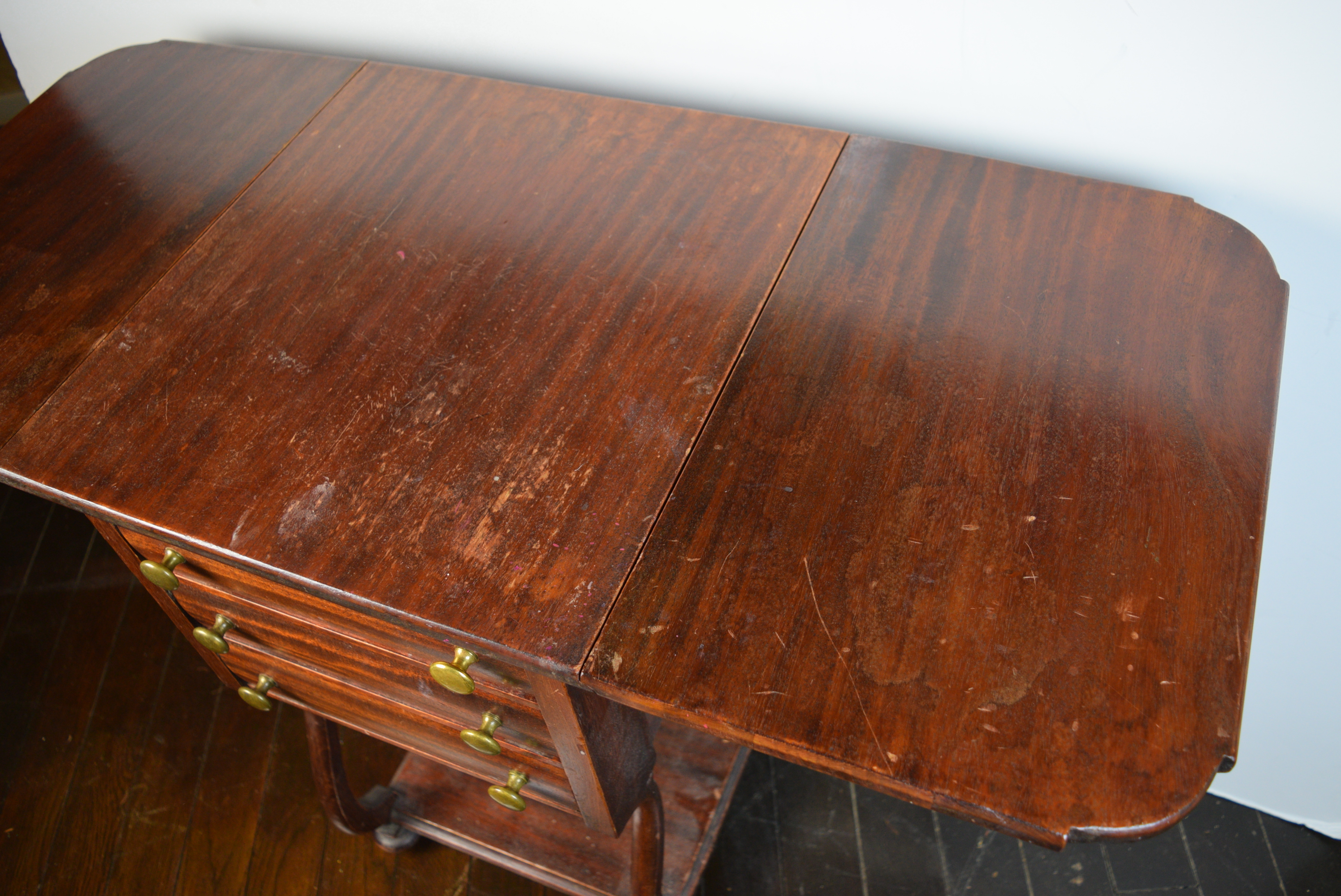 Victorian Era Folding Side Table