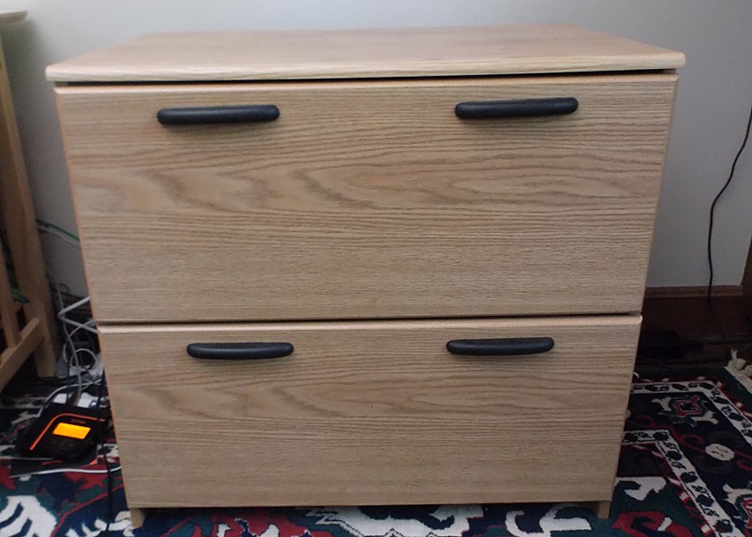 Wood Laminate Two Drawer File Cabinet