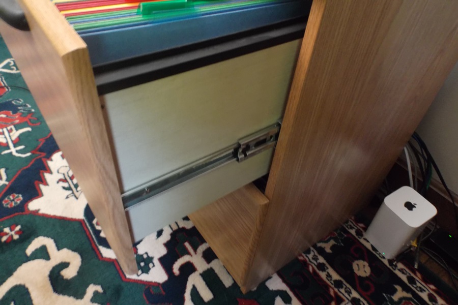 Wood Laminate Two Drawer File Cabinet