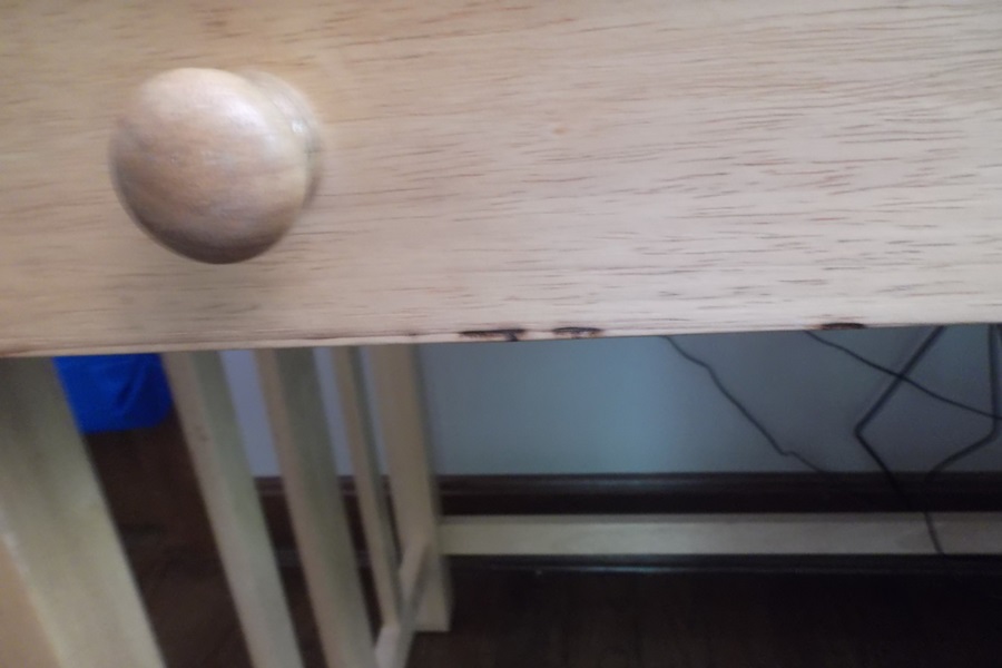 Mission Style Birch Computer Desk