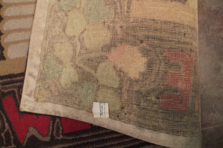 Orvis 100% Cotton Hand Hooked Beehive Area Rug Welcome Mat