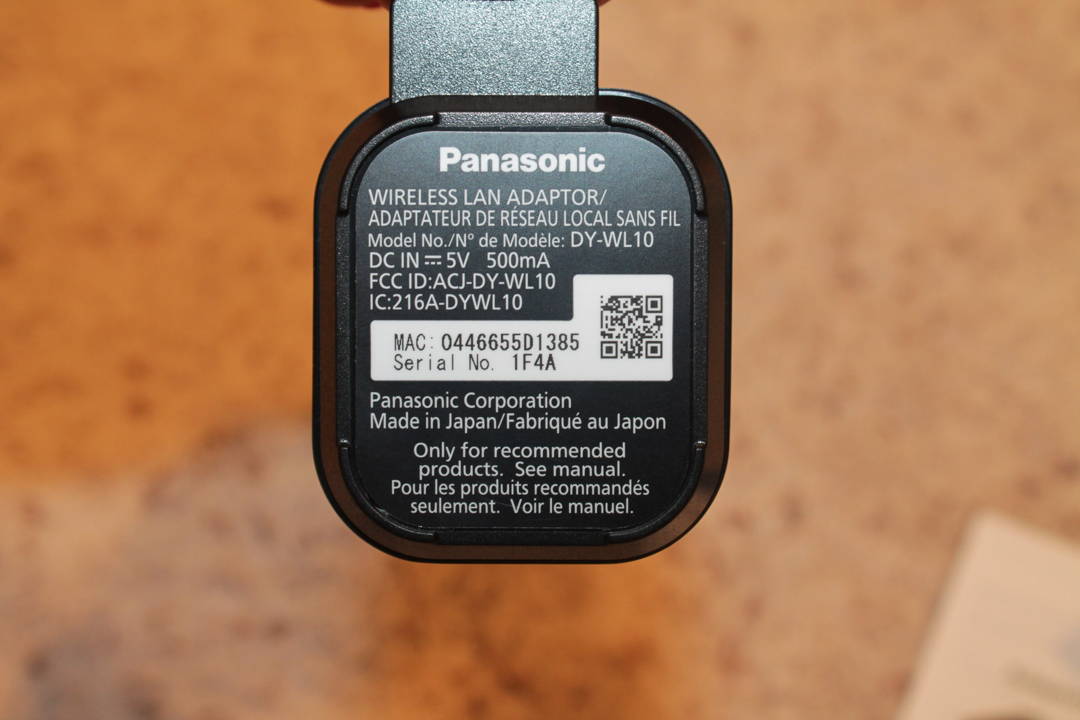 Panasonic Wireless LAN Adaptor