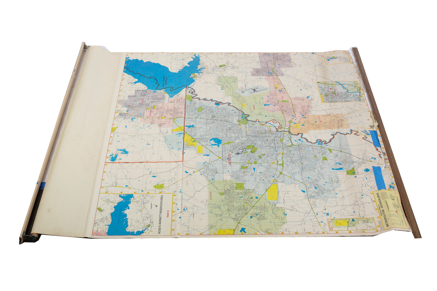 Vintage Jackson, MS Map