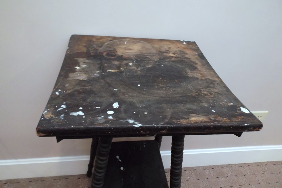 Distressed Antique Side Table