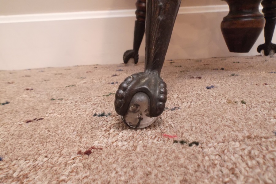 Victorian Claw and Ball Telescoping Piano Seat