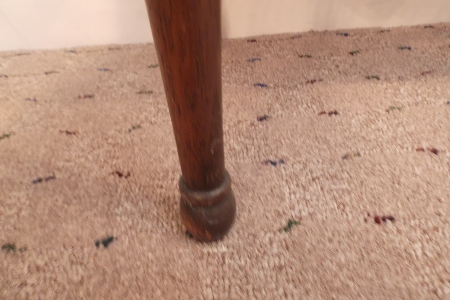 Antique Walnut Cane Seat Piano Bench