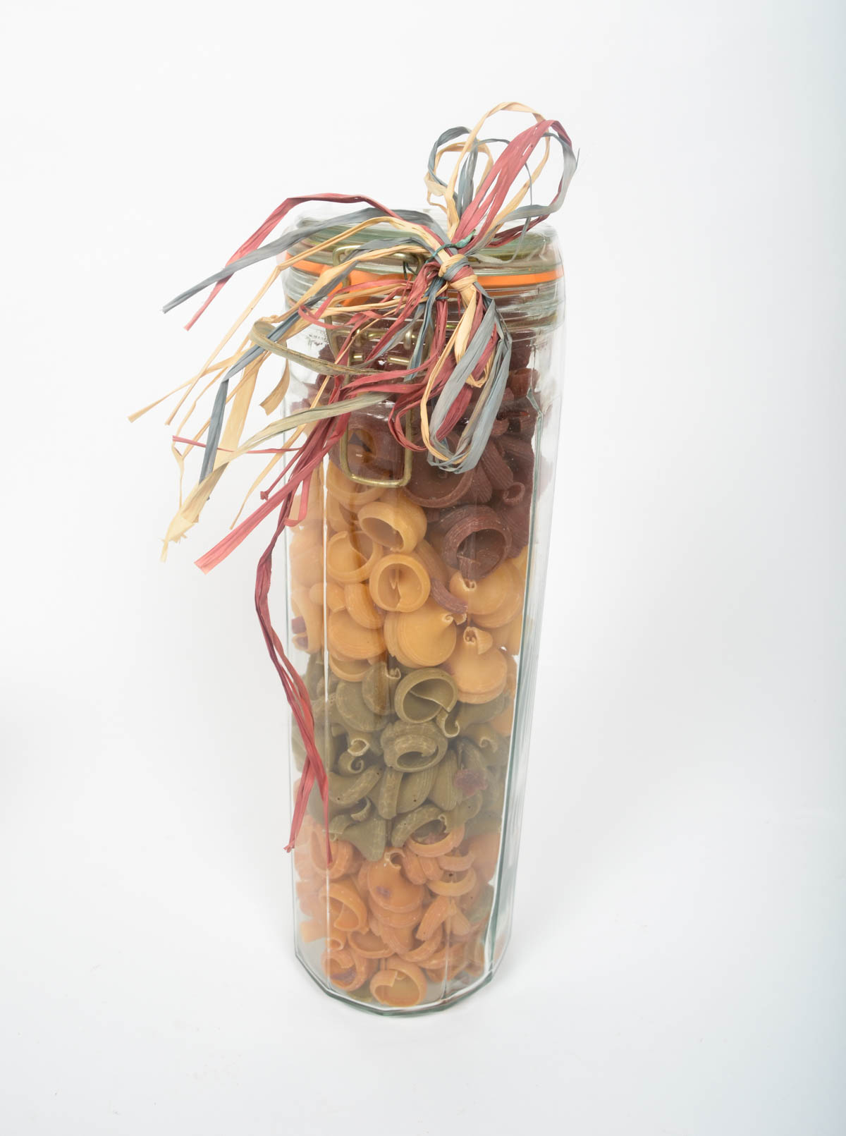 Collection of Decorative Jars with Pasta