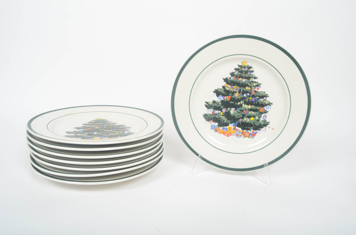 Collection of Totally Today Christmas Dishes