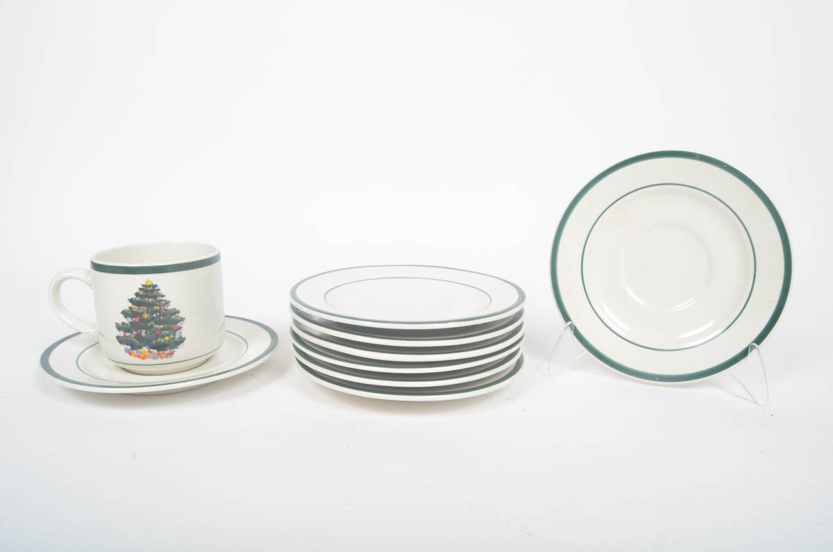 Collection of Totally Today Christmas Dishes