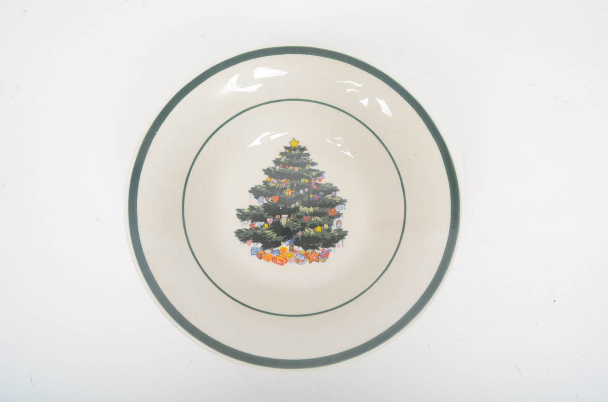 Collection of Totally Today Christmas Dishes