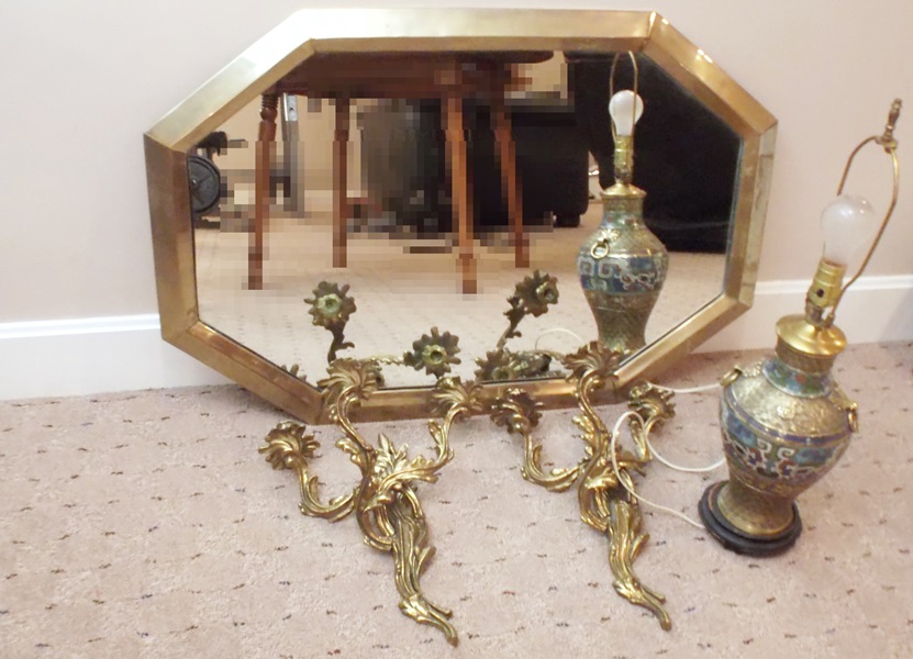 Assortment of Brass Home Decor