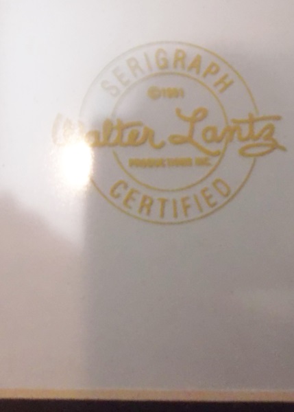 Two 1991 Limited Edition Serigraph Cels of Walter Lantz Art Work