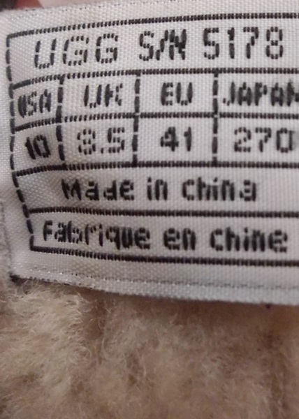 Pair of Ladies Euro Size 41 Sheepskin Uggs