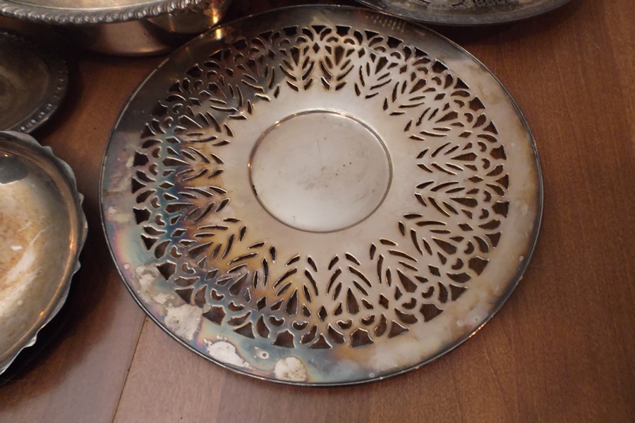 Assortment of Silver Plate Serving Pieces