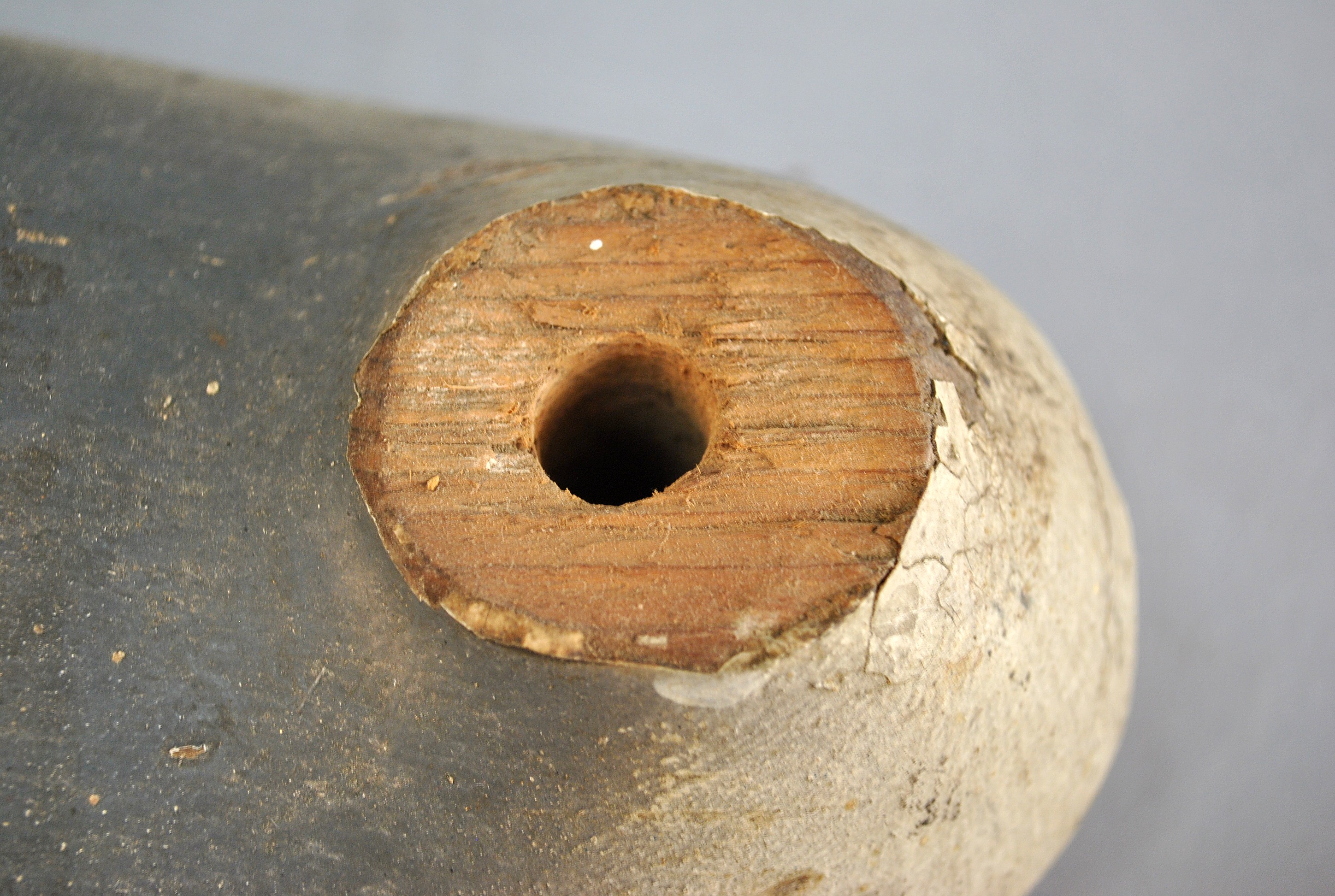 Vintage Hand-Carved Duck Decoy with Removable Head