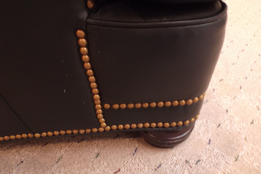 A Zagaroli Leather Reclining Armchair