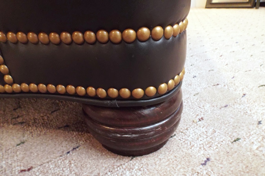 A Zagaroli Leather Reclining Armchair