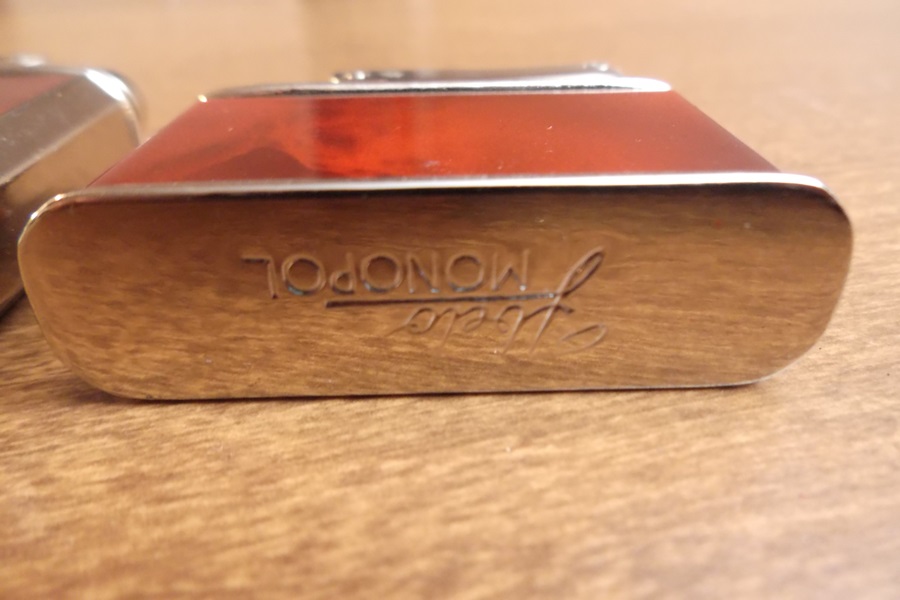 Two 1950's Ibelo Monopol Table Lighters
