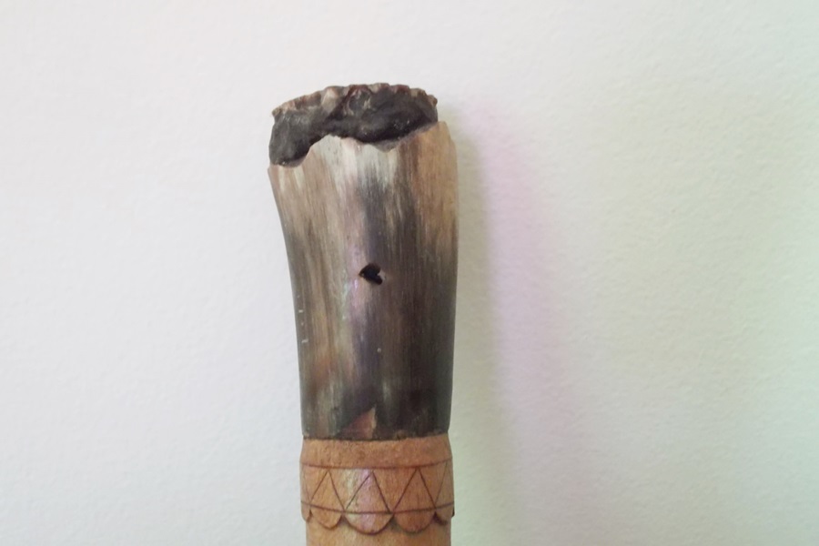 Late 19th Century Carved Folk Art Walking Cane