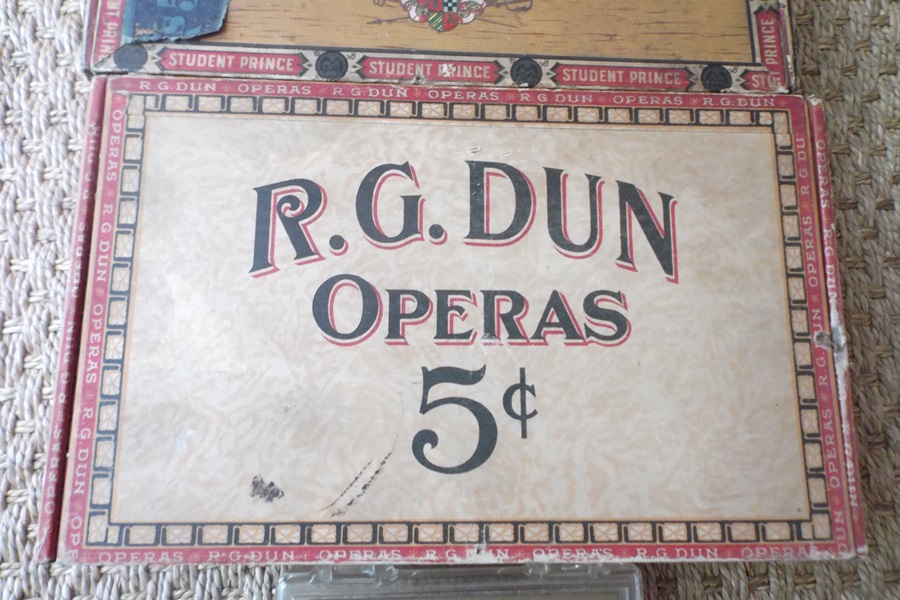 Three Vintage Cigar Boxes