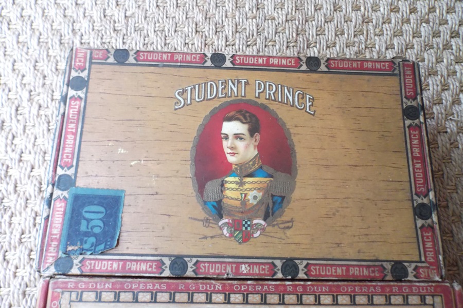 Three Vintage Cigar Boxes