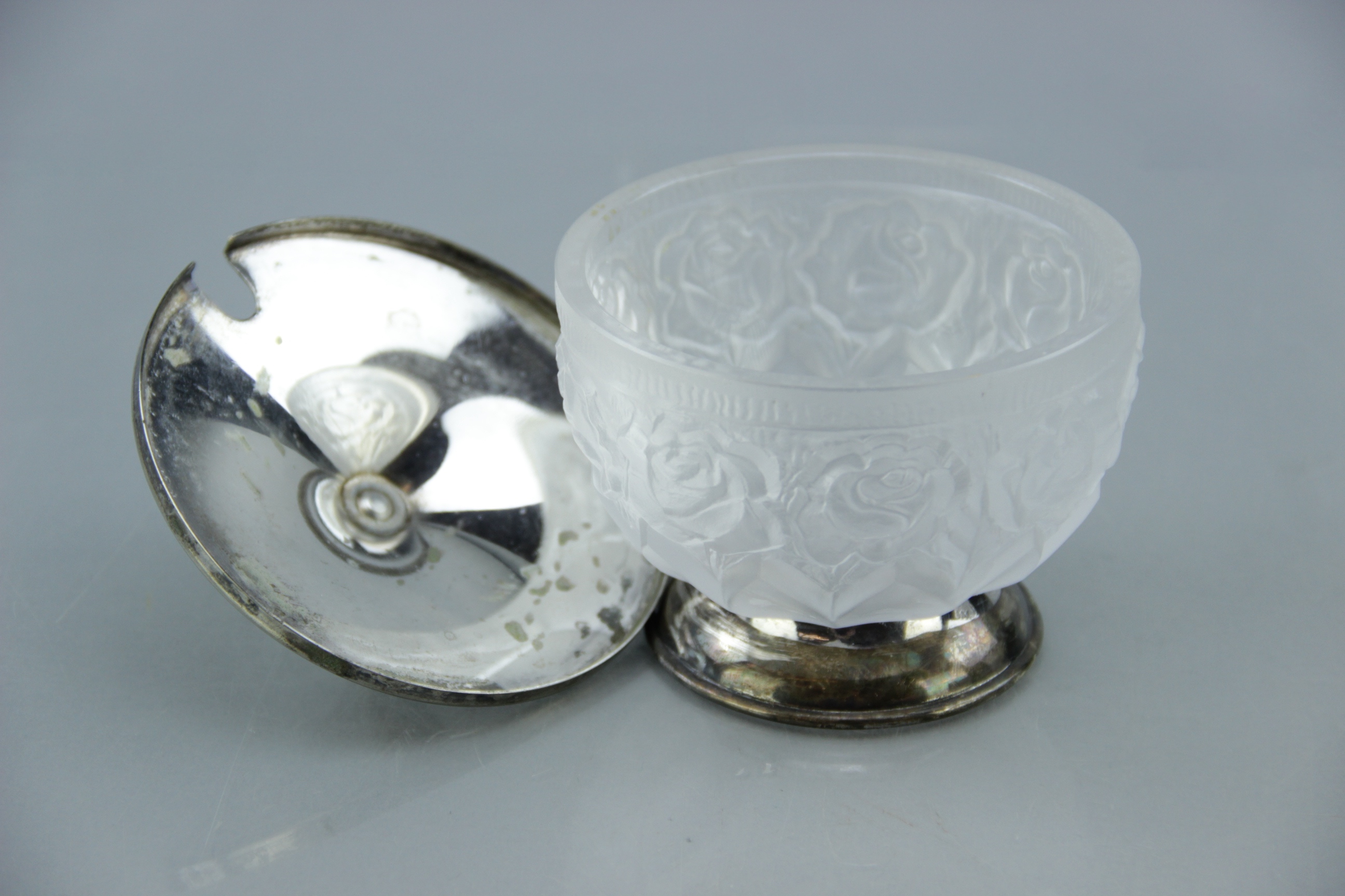 Vintage WA Italy Silver Plate Sugar Bowl and Creamer