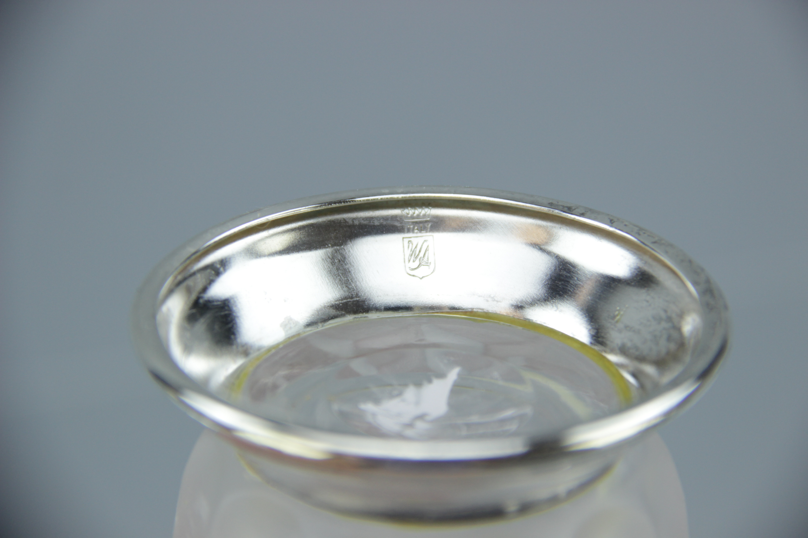 Vintage WA Italy Silver Plate Sugar Bowl and Creamer