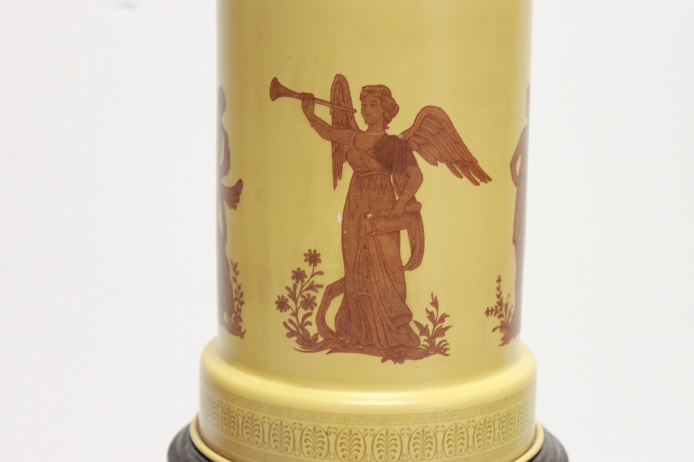 Pair of Vintage Metal Dual-Bulb Lamps