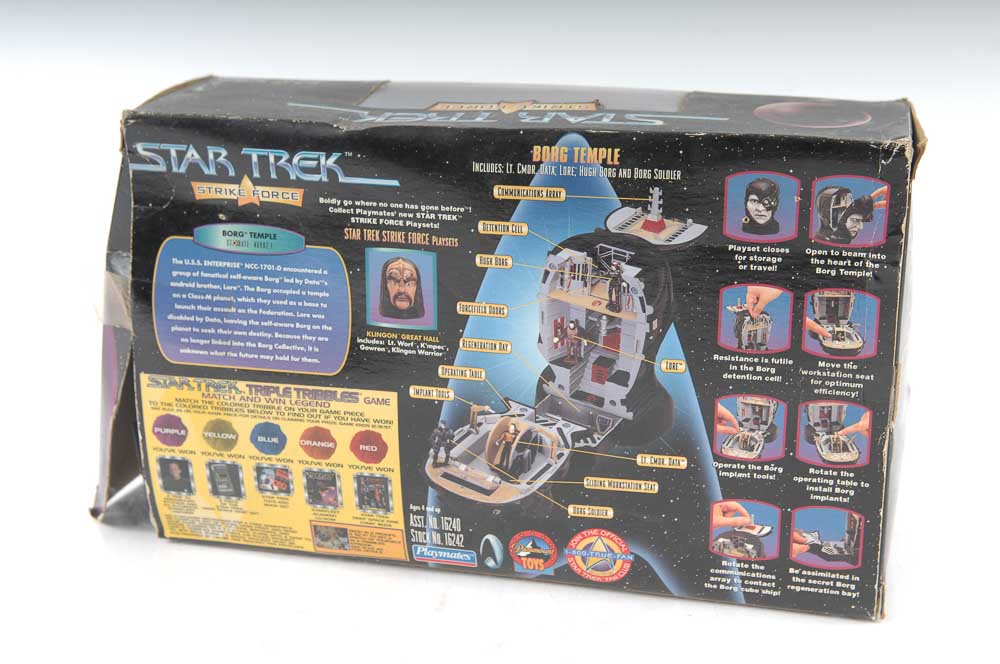 Collection of Star Trek Items and Figures