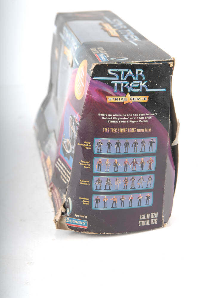 Collection of Star Trek Items and Figures
