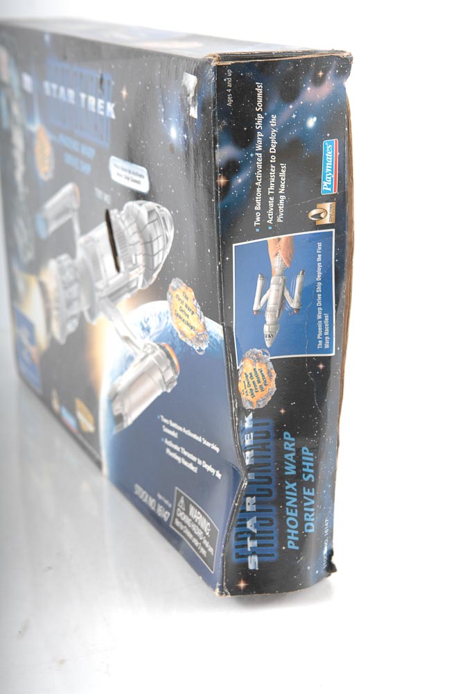 Collection of Star Trek Items and Figures