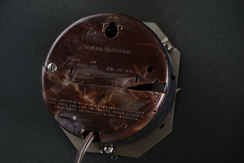 Vintage 1950s Metal Face Coca-Cola Clock