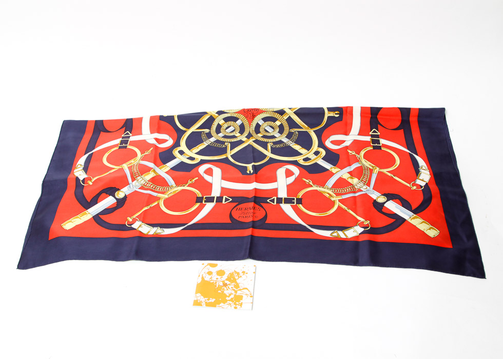 Vintage Hermès "Eperon d'Or" Silk Scarf